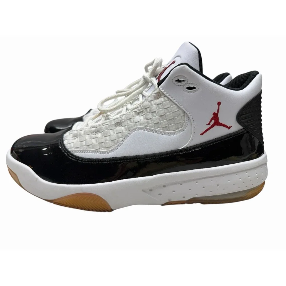 Air Jordan Max Aura 2‎ White Black Retro Sneaker Shoe CK6636-102 Men's Size 13